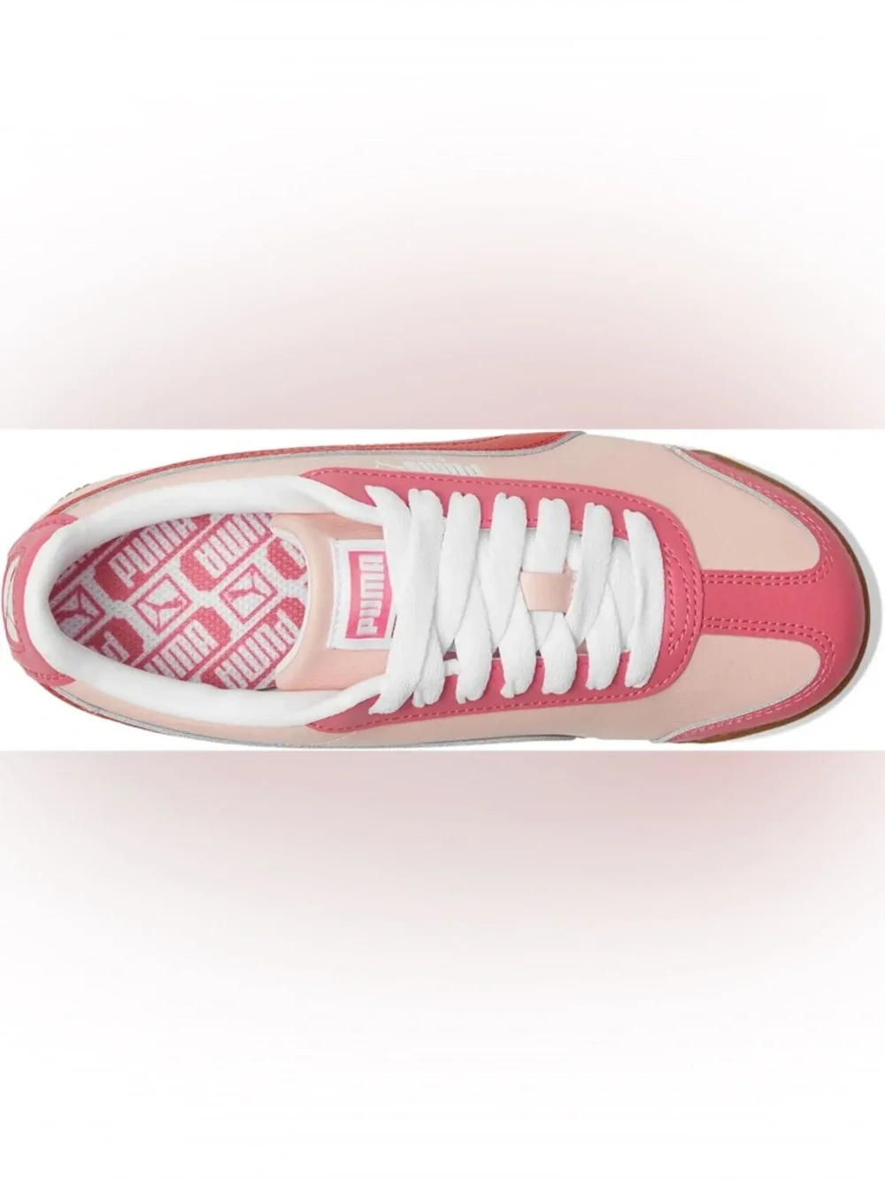 Puma Roma 24 Leather Pink Retro Sneakers NWT